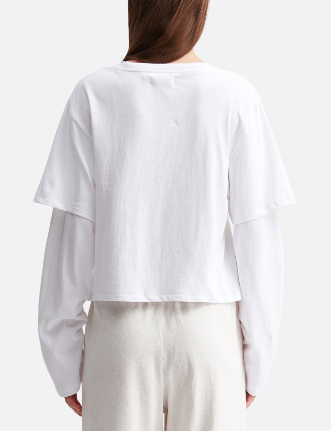 Glowny グロウニー 【本物保証】 Tシャツ ストリート系 レディース G Double Sleeve Letter T-Shirt