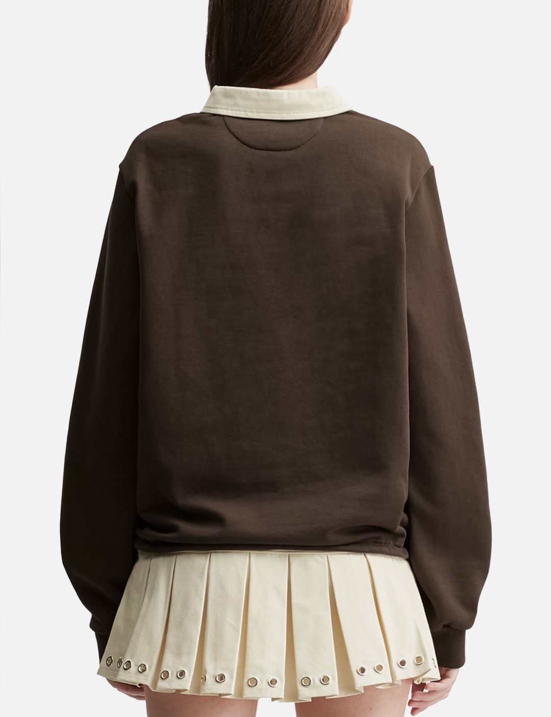 Glowny グロウニー 【本物保証】 シャツ ストリート系 レディース G Contrast Polo Long Sleeve
