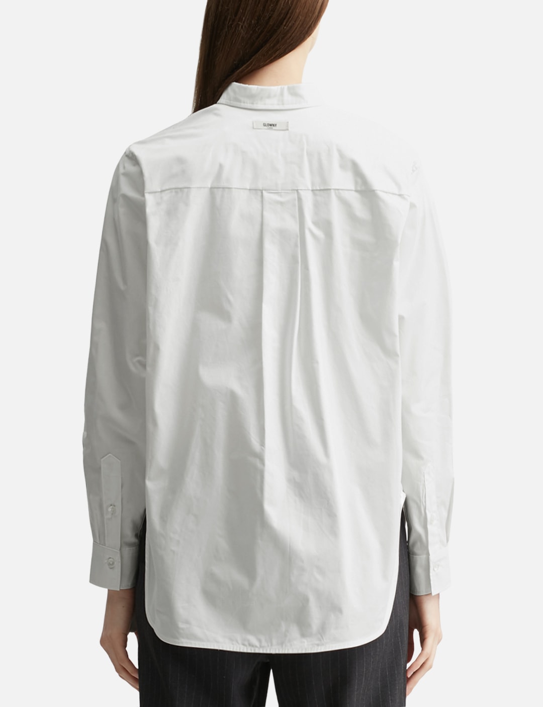 Glowny グロウニー 【本物保証】 シャツ ストリート系 レディース G Classic Embroidered Button-Up Shirt