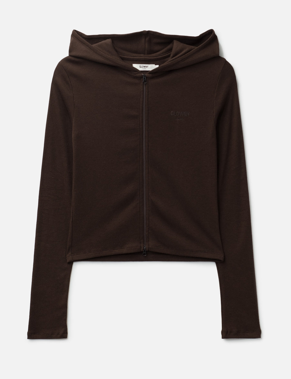Glowny グロウニー 【本物保証】 パーカー・スウェット ストリート系 レディース G Classic Essential Rib Zip-Up