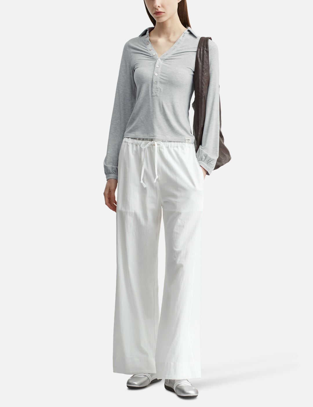 Glowny グロウニー 【本物保証】 Tシャツ ストリート系 レディース G Gentle Henley Top