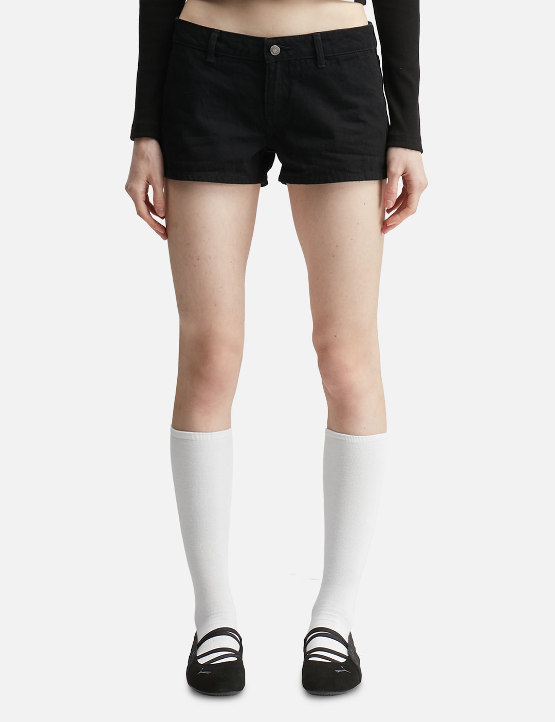 Glowny グロウニー 【本物保証】 ショートパンツ ストリート系 レディース The Rachel Denim Shorts