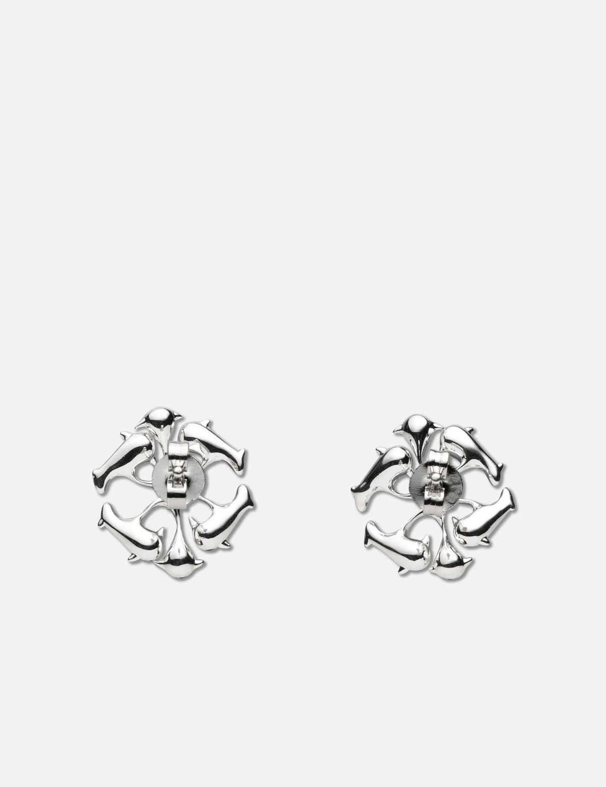 Helena Thulin ヘレナ・トゥーリン 【本物保証】 アクセサリー ストリート系 レディース Silver Logo Spikes Stud Earrings