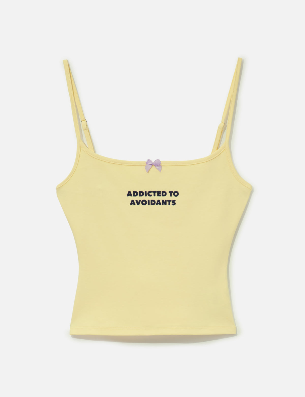 Markgong マークゴン 【本物保証】 タンクトップ ストリート系 レディース Yellow Print Strap Tank Top