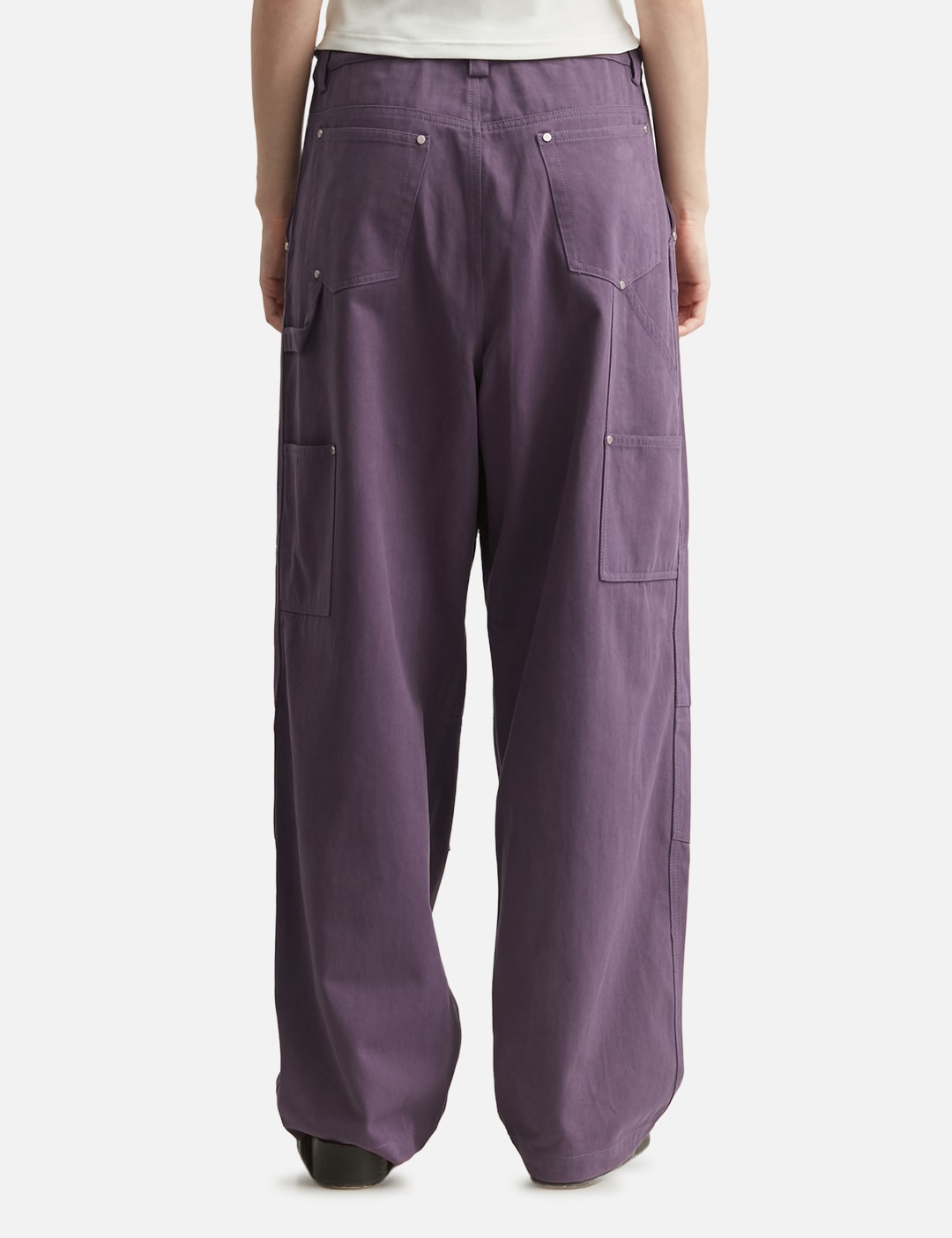 Markgong マークゴン 【本物保証】 カーゴパンツ ストリート系 レディース Purple Cargo Pants