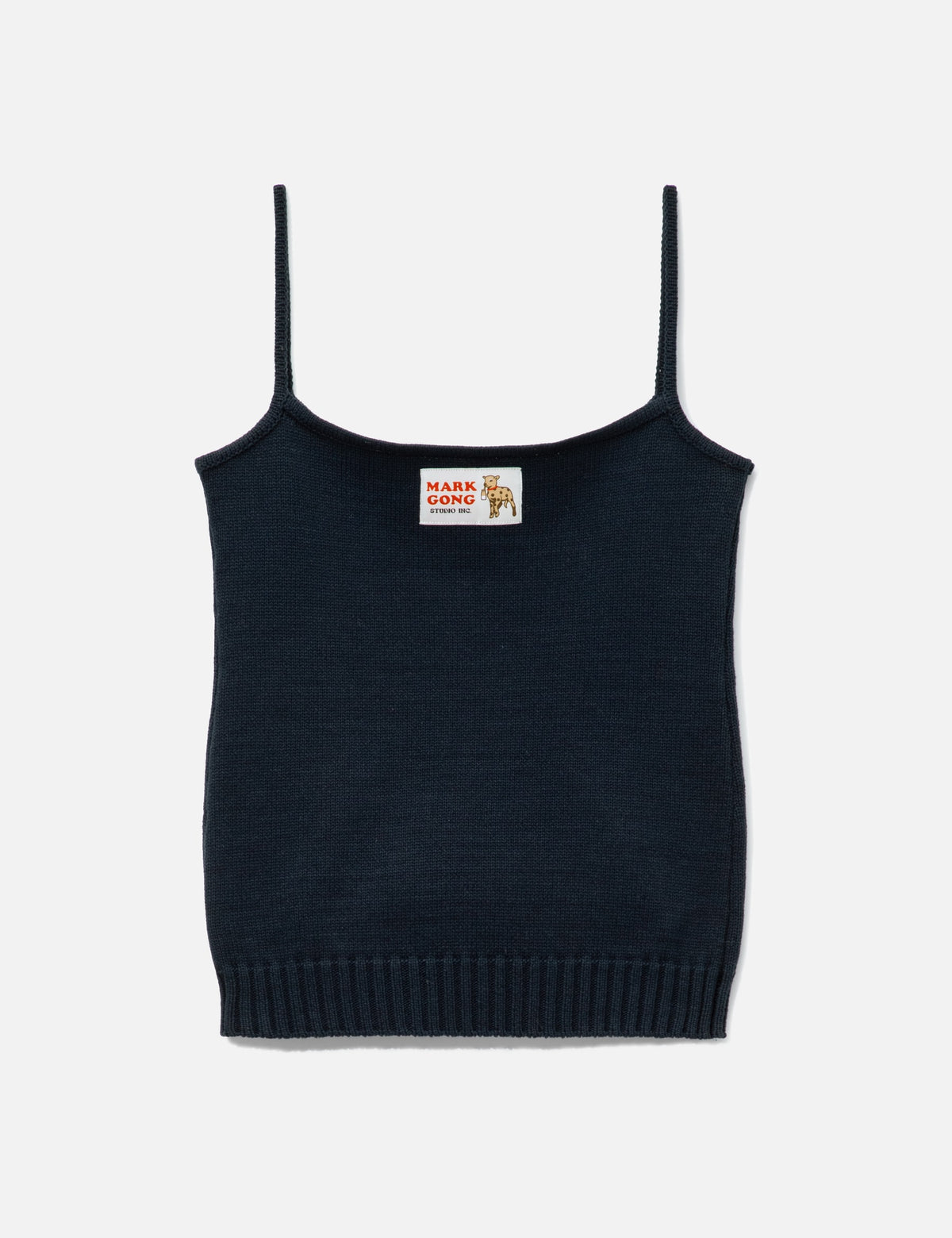 Markgong マークゴン 【本物保証】 ニット ストリート系 レディース Navy Blue Knit Cami Top