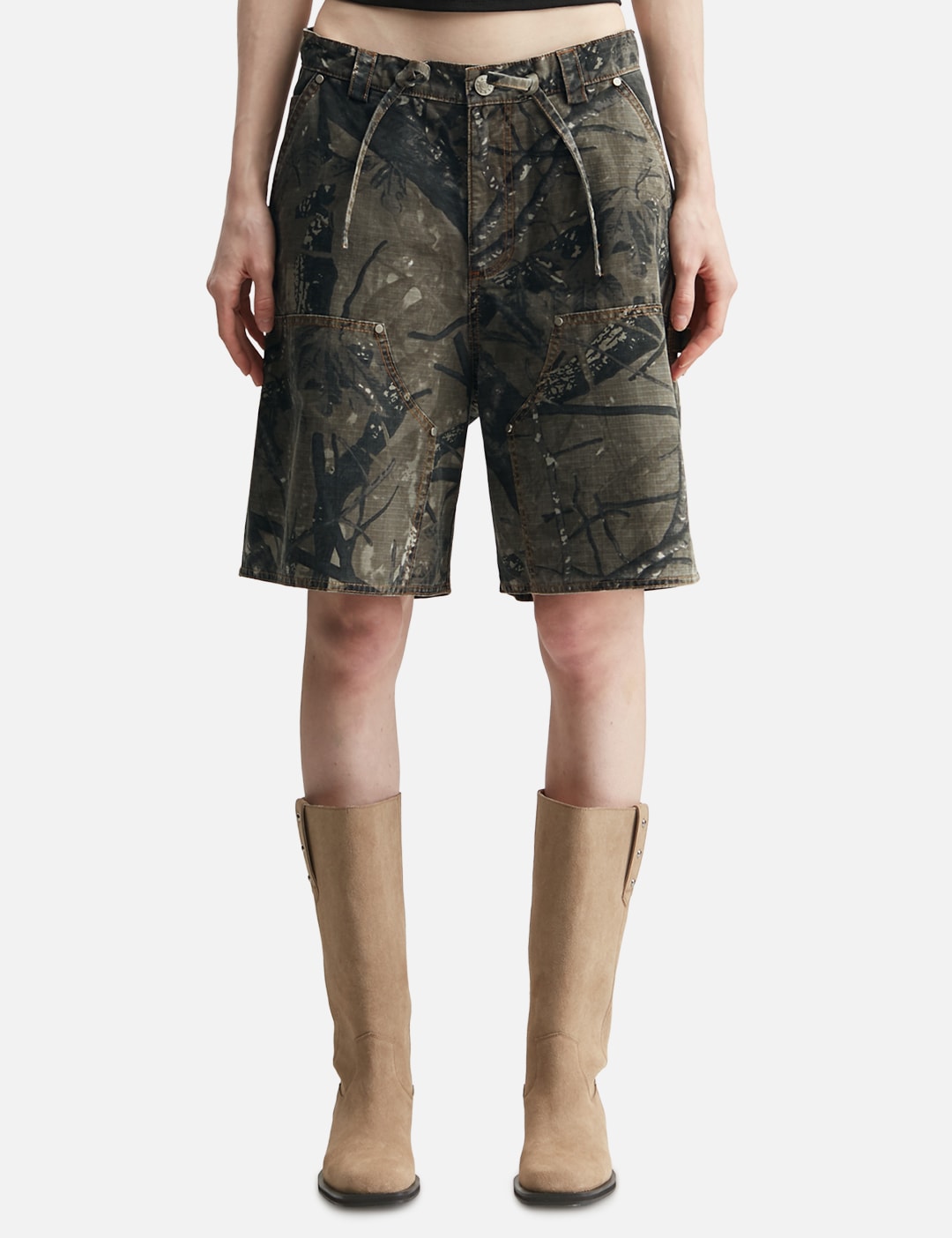 Markgong マークゴン 【本物保証】 カーゴパンツ ストリート系 レディース Camo Cargo Shorts