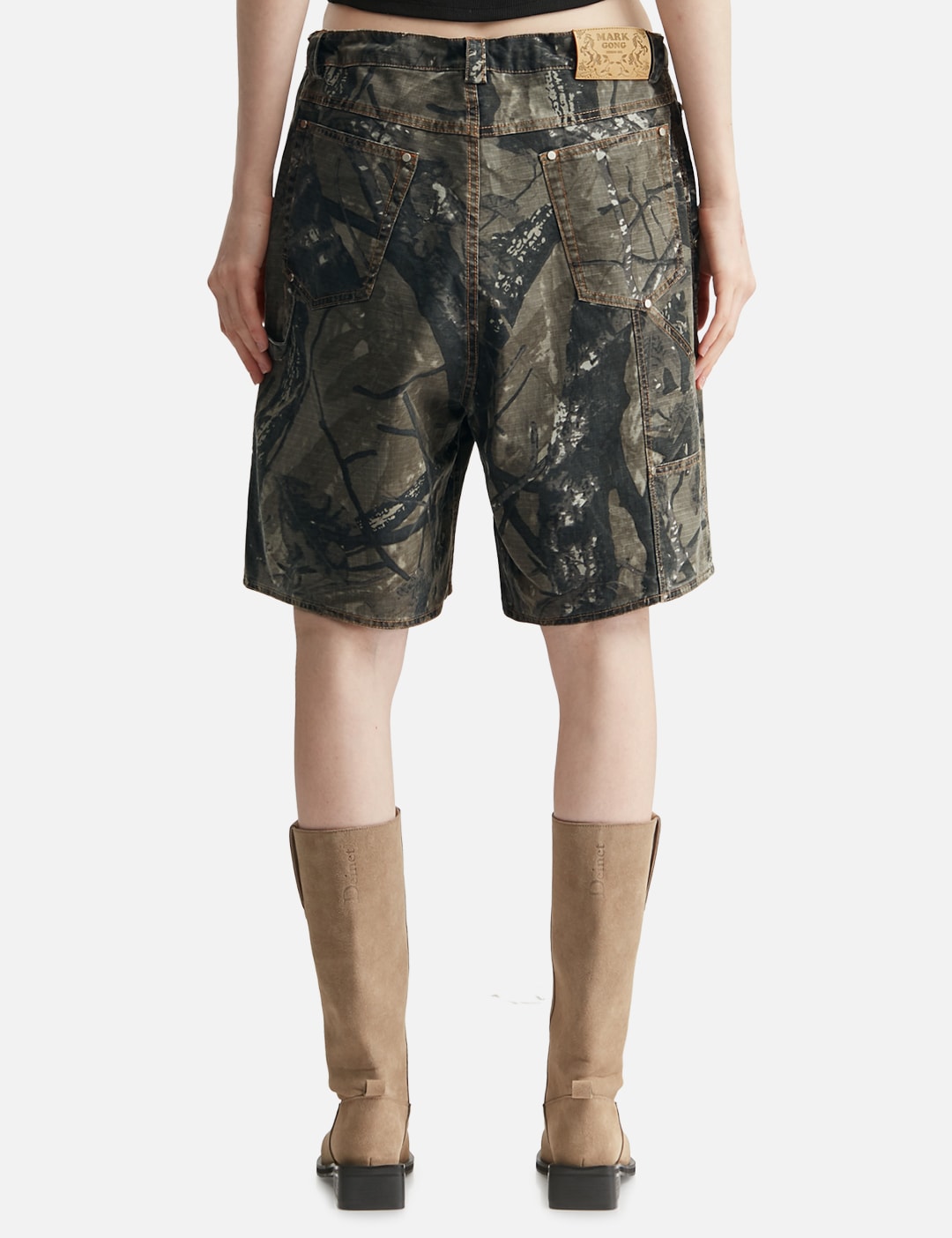 Markgong マークゴン 【本物保証】 カーゴパンツ ストリート系 レディース Camo Cargo Shorts
