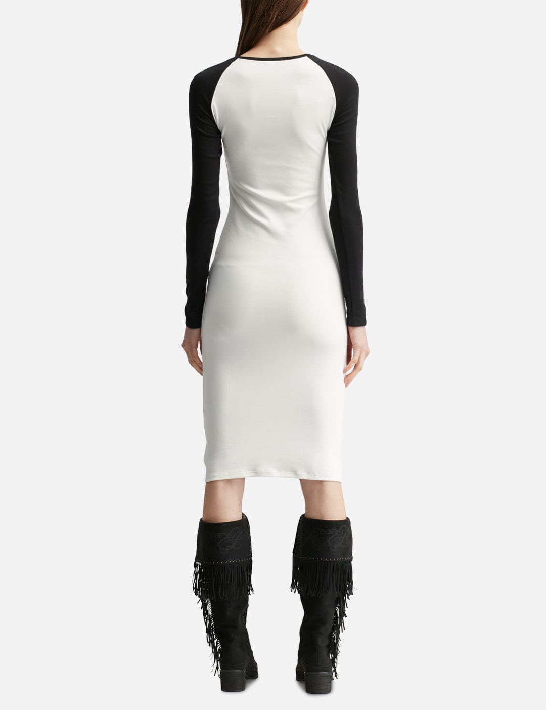 Markgong マークゴン 【本物保証】 ワンピース ストリート系 レディース Raglan Sleeve Midi Dress With Retro Print
