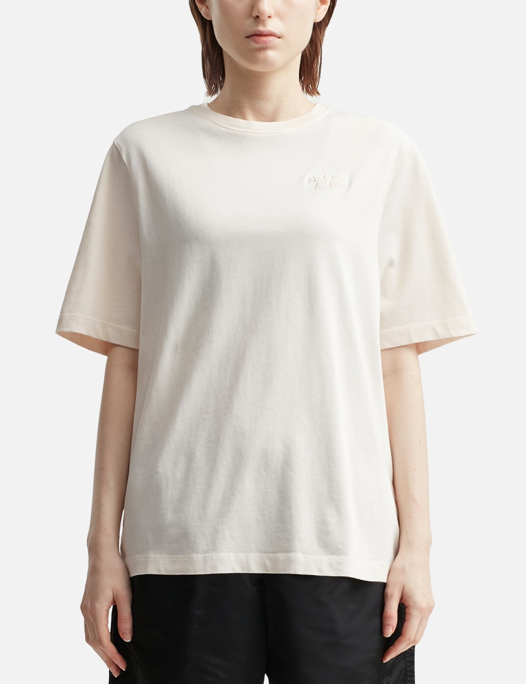 Maison Kitsune メゾン・キツネ 【本物保証】 Tシャツ ストリート系 レディース Maison Kitsune Handwriting Comfort T-Shirt