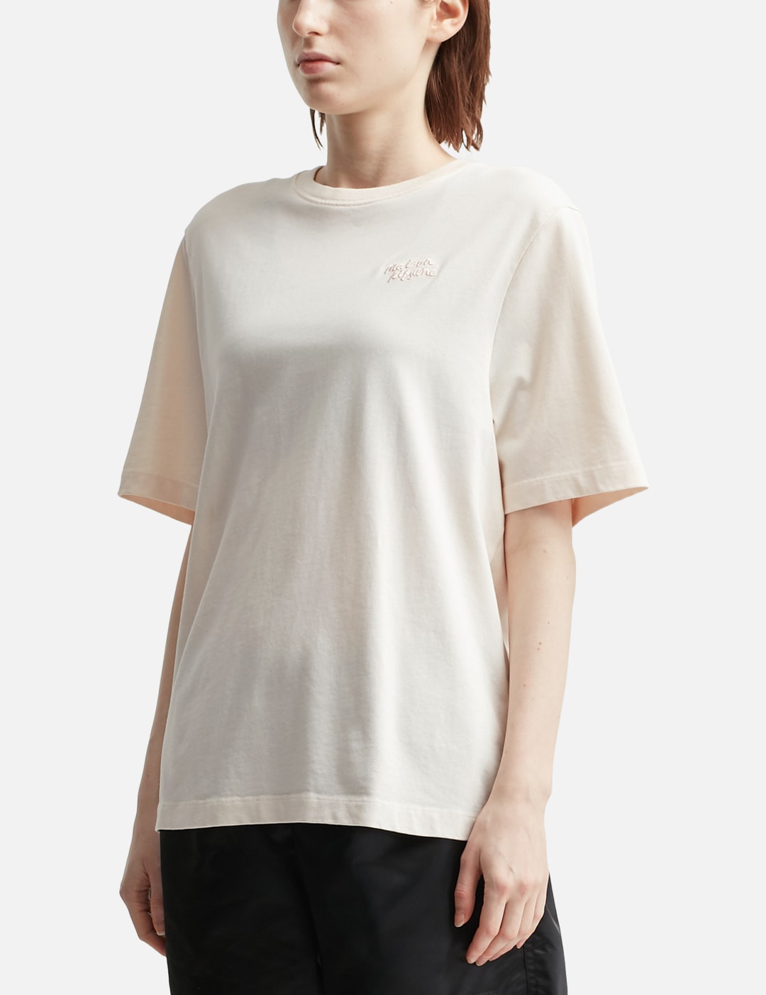Maison Kitsune メゾン・キツネ 【本物保証】 Tシャツ ストリート系 レディース Maison Kitsune Handwriting Comfort T-Shirt