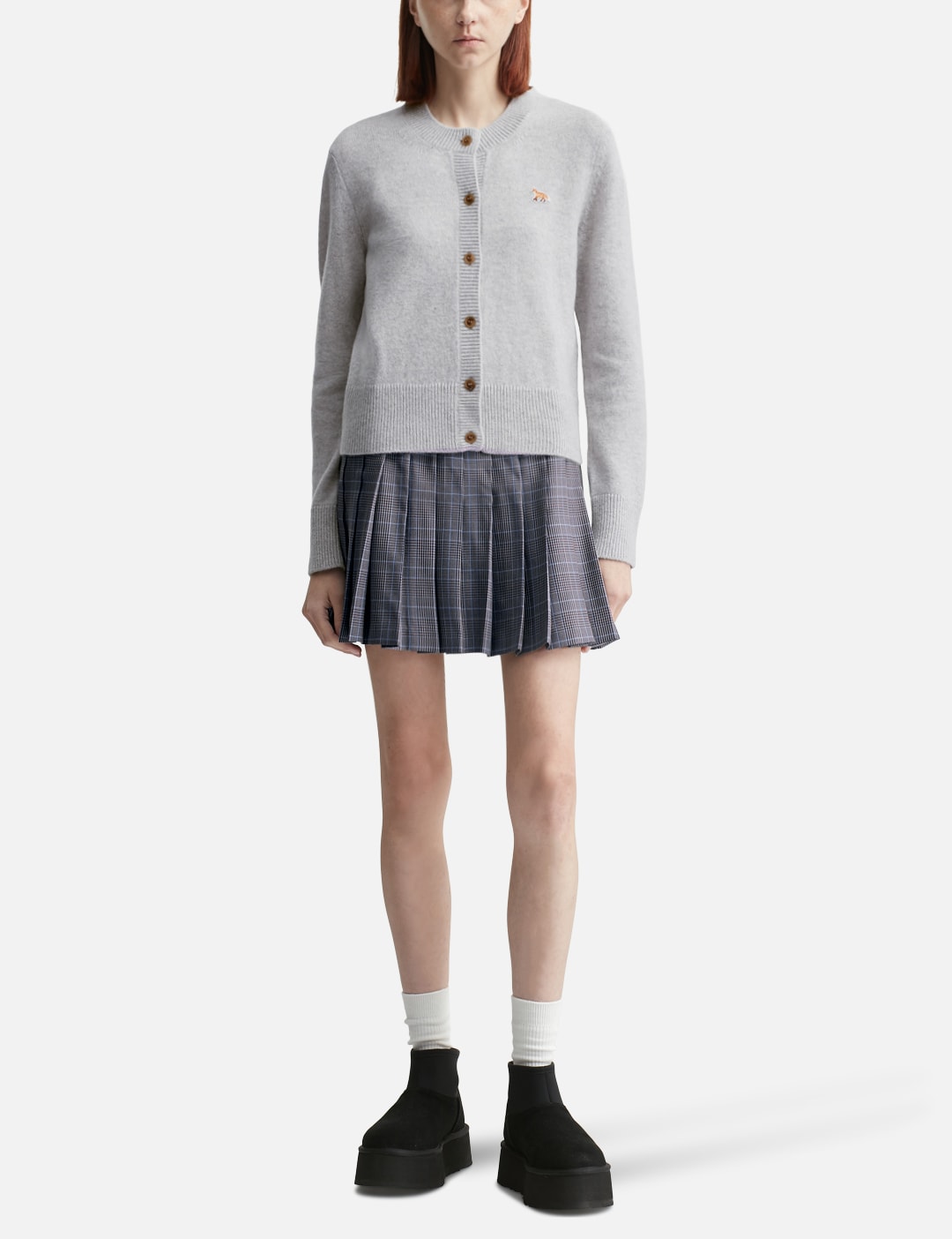 Maison Kitsune メゾン・キツネ 【本物保証】 スカート ストリート系 レディース Mini Pleated Skirt