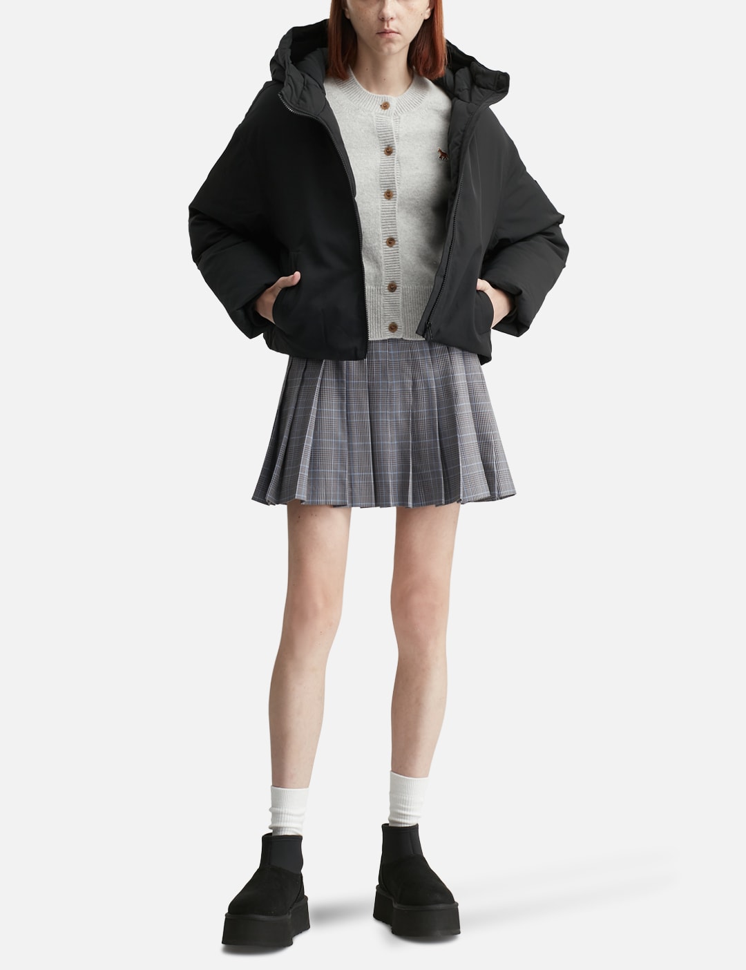 Maison Kitsune メゾン・キツネ 【本物保証】 パーカー ストリート系 レディース Hooded Puffer