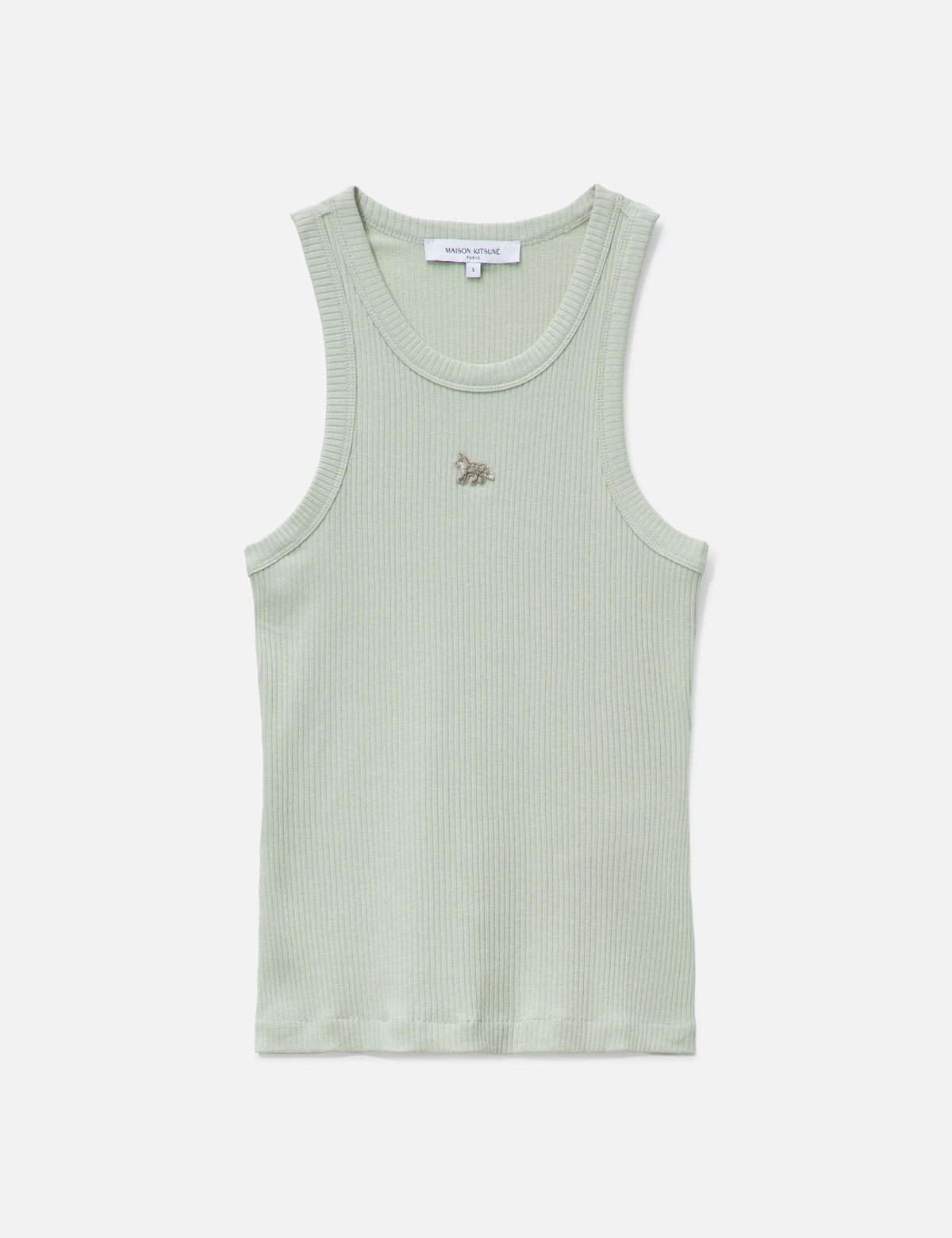 Maison Kitsune メゾン・キツネ 【本物保証】 タンクトップ ストリート系 レディース Baby Fox Ribbed Tank Top