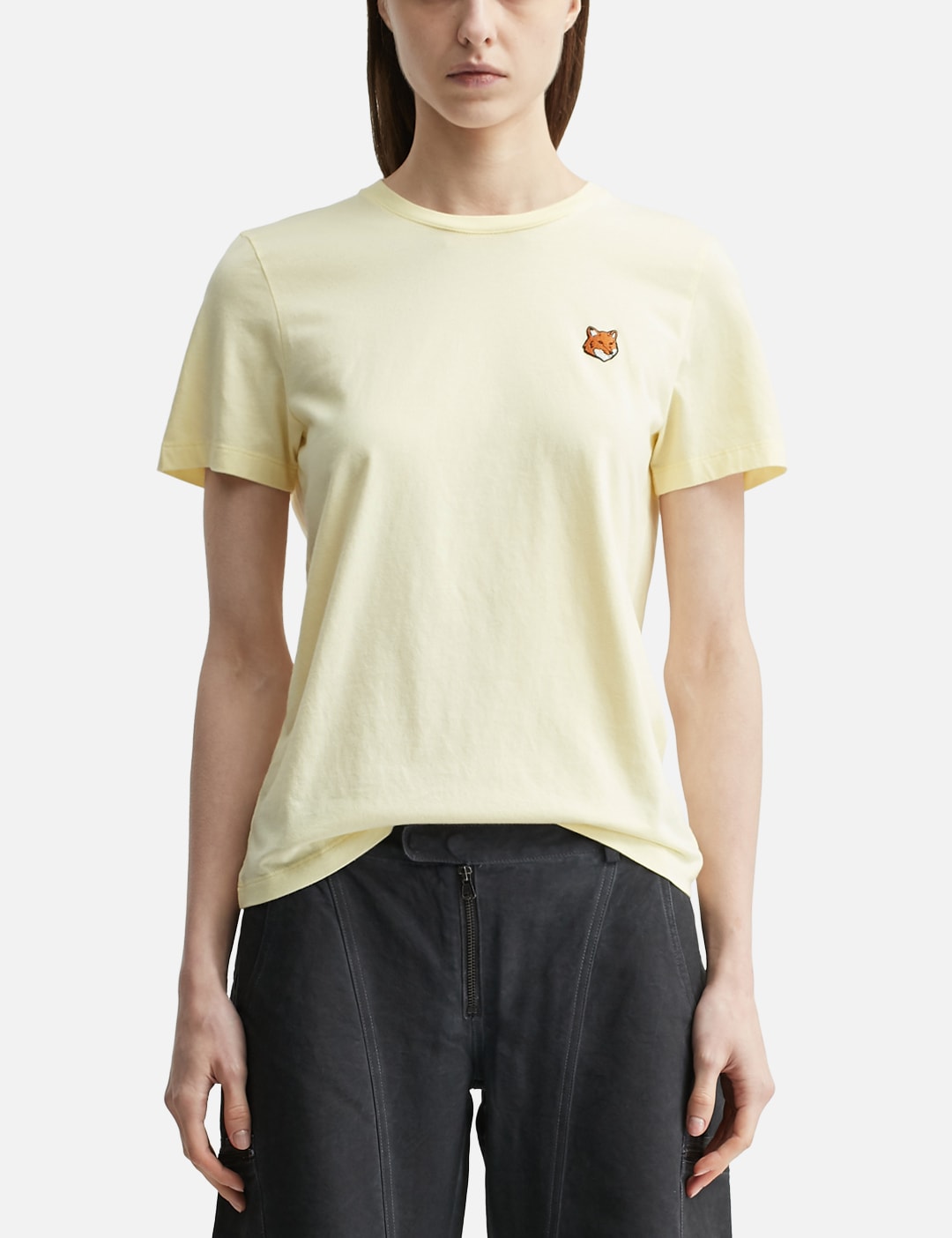 Maison Kitsune メゾン・キツネ 【本物保証】 Tシャツ ストリート系 レディース Fox Head Regular T-Shirt