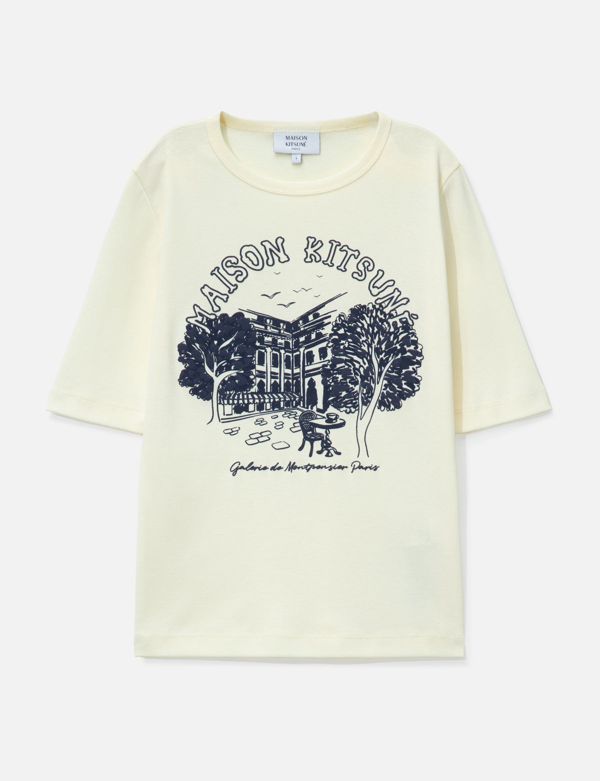Maison Kitsune メゾン・キツネ 【本物保証】 Tシャツ ストリート系 レディース Galerie De Montpensier Fitted T-Shirt