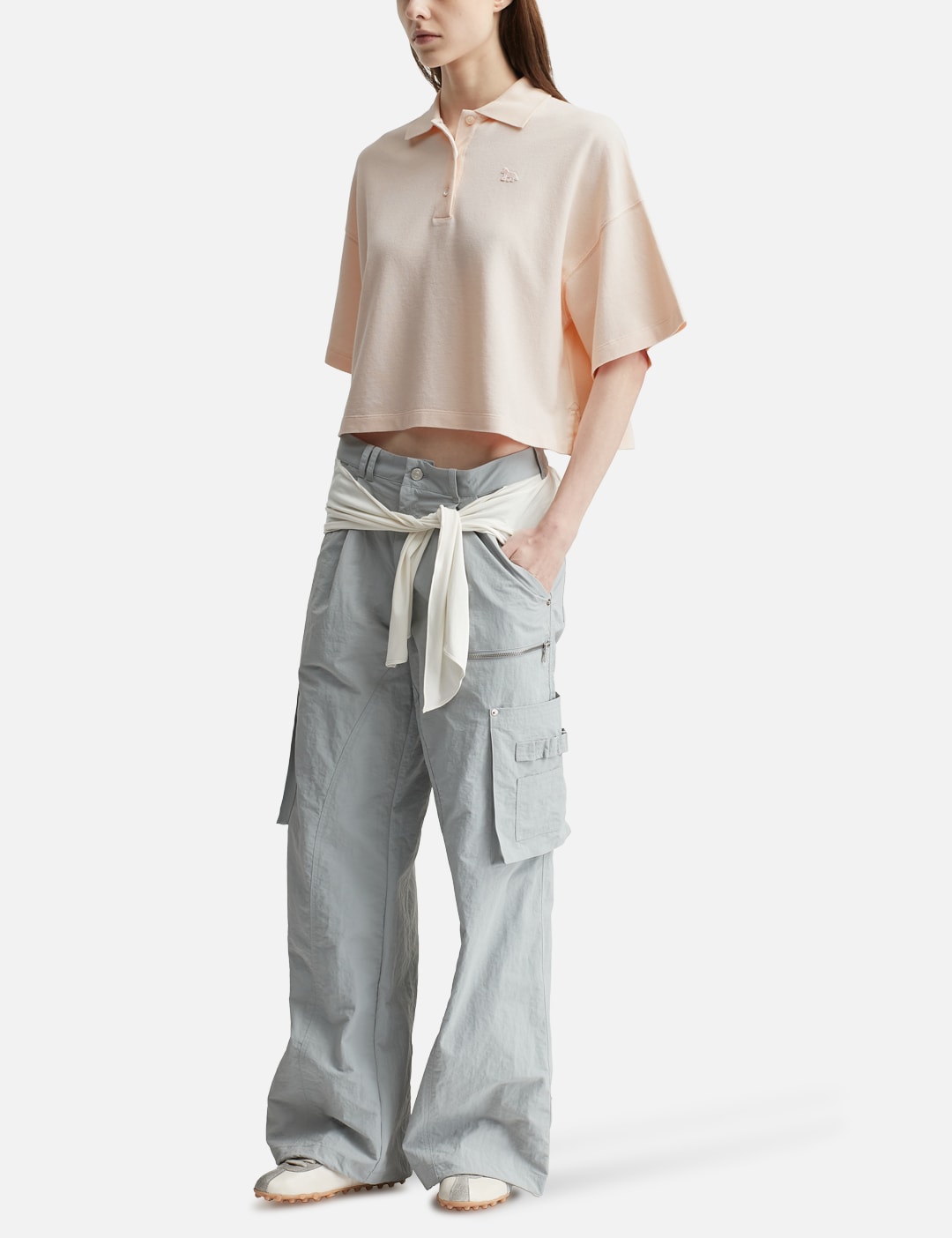 Maison Kitsune メゾン・キツネ 【本物保証】 シャツ ストリート系 レディース Baby Fox Oversize Polo