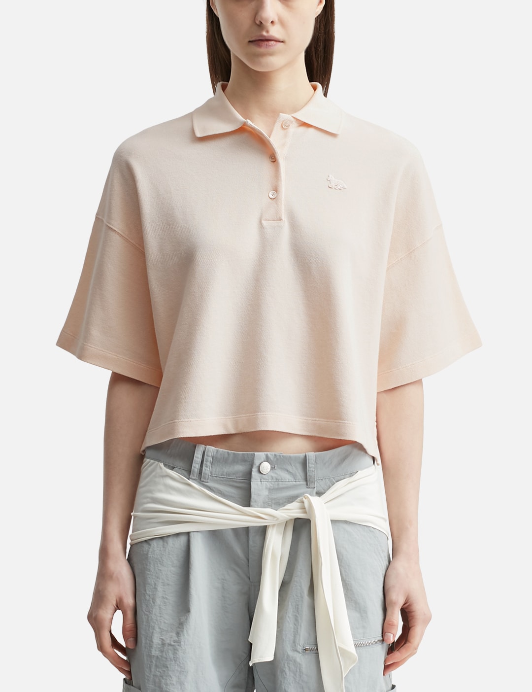 Maison Kitsune メゾン・キツネ 【本物保証】 シャツ ストリート系 レディース Baby Fox Oversize Polo