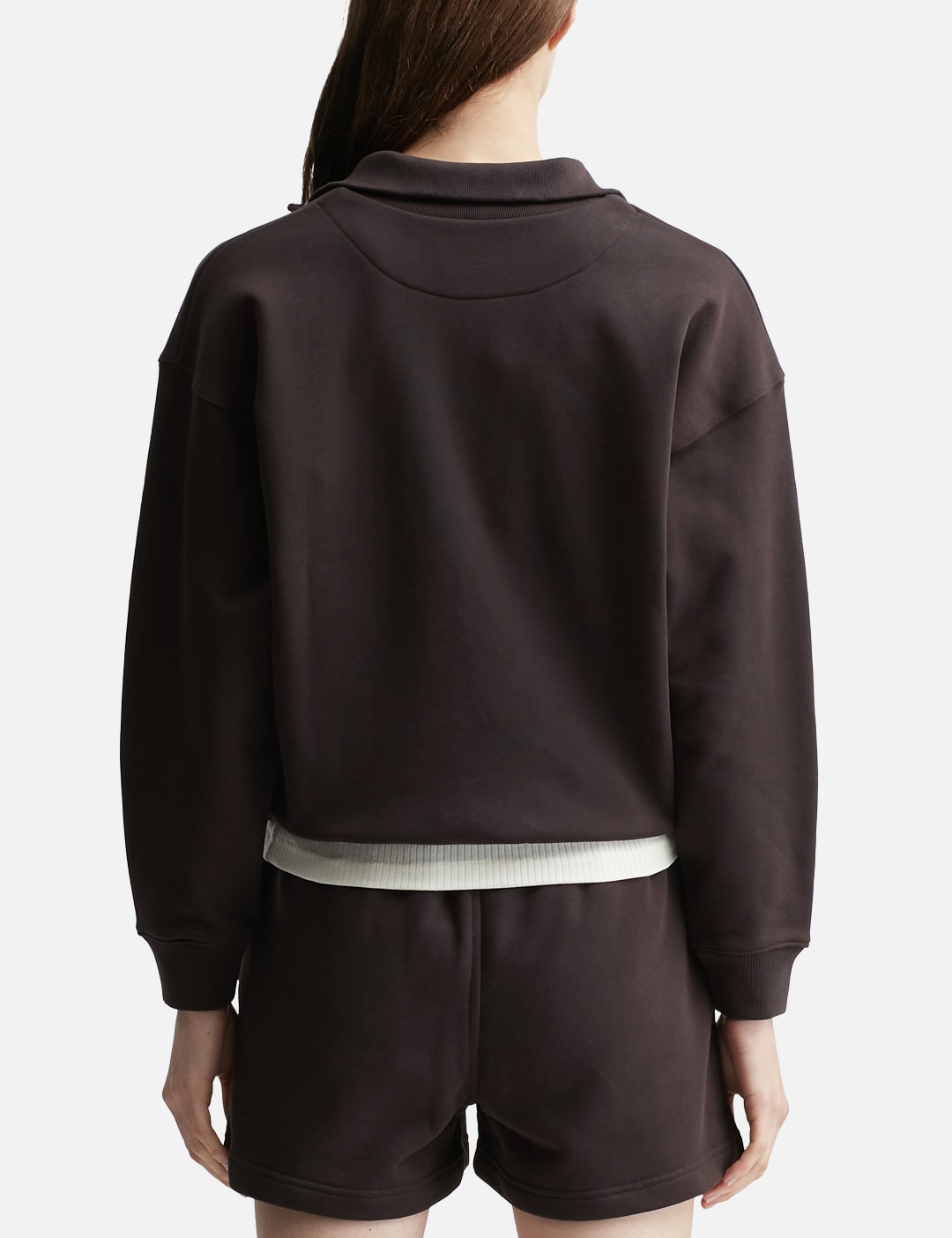 Maison Kitsune メゾン・キツネ 【本物保証】 Tシャツ ストリート系 レディース Baby Fox Half Zip Sweatshirt