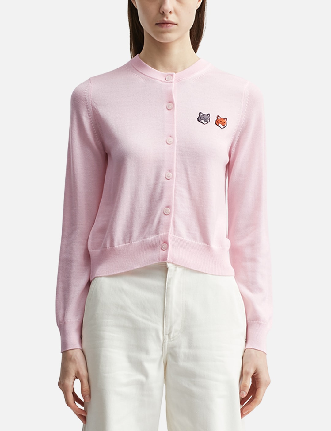 Maison Kitsune メゾン・キツネ 【本物保証】 カーディガン ストリート系 レディース Double Fox Head Regular Cardigan