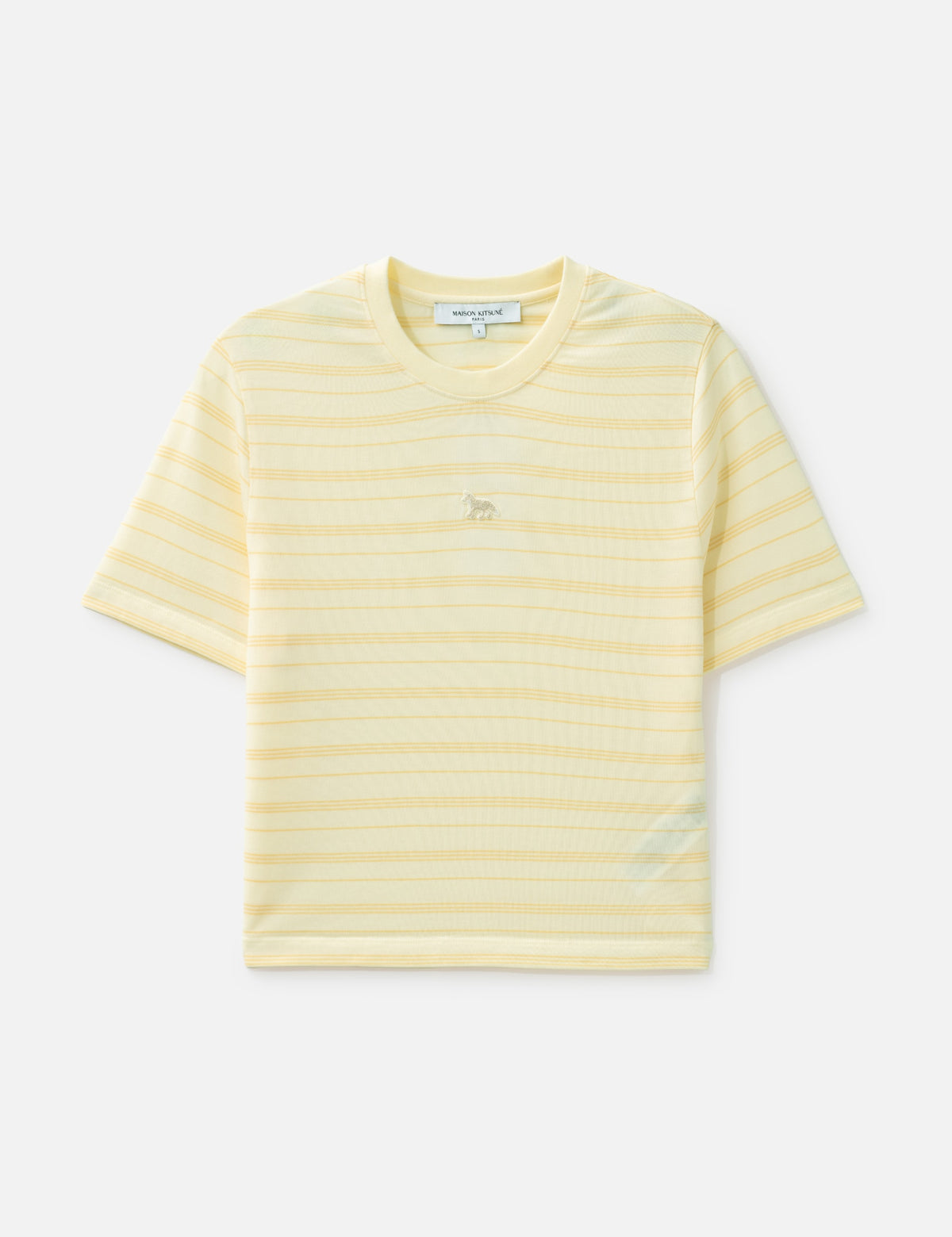 Maison Kitsune メゾン・キツネ 【本物保証】 Tシャツ ストリート系 レディース Striped Baby T-Shirt