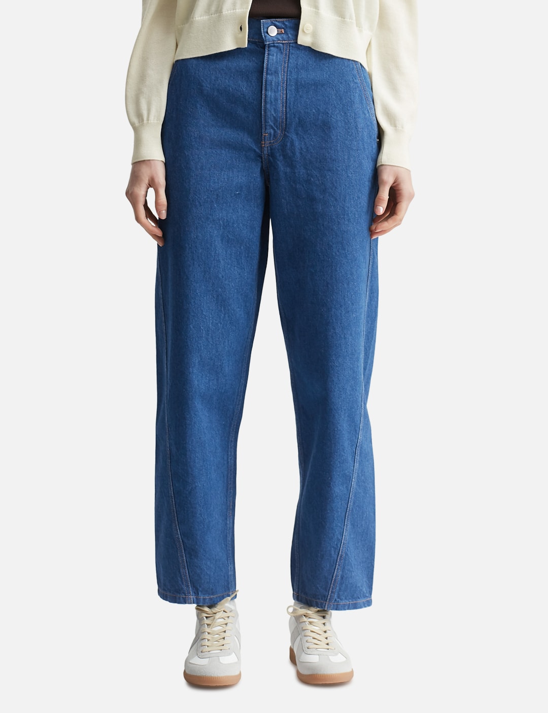 Maison Kitsune メゾン・キツネ 【本物保証】 デニムパンツ ストリート系 レディース Tapered Jeans