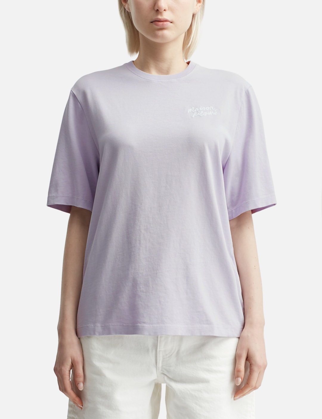 Maison Kitsune メゾン・キツネ 【本物保証】 Tシャツ ストリート系 レディース Maison Kitsune Handwriting Comfort Tee-Shirt