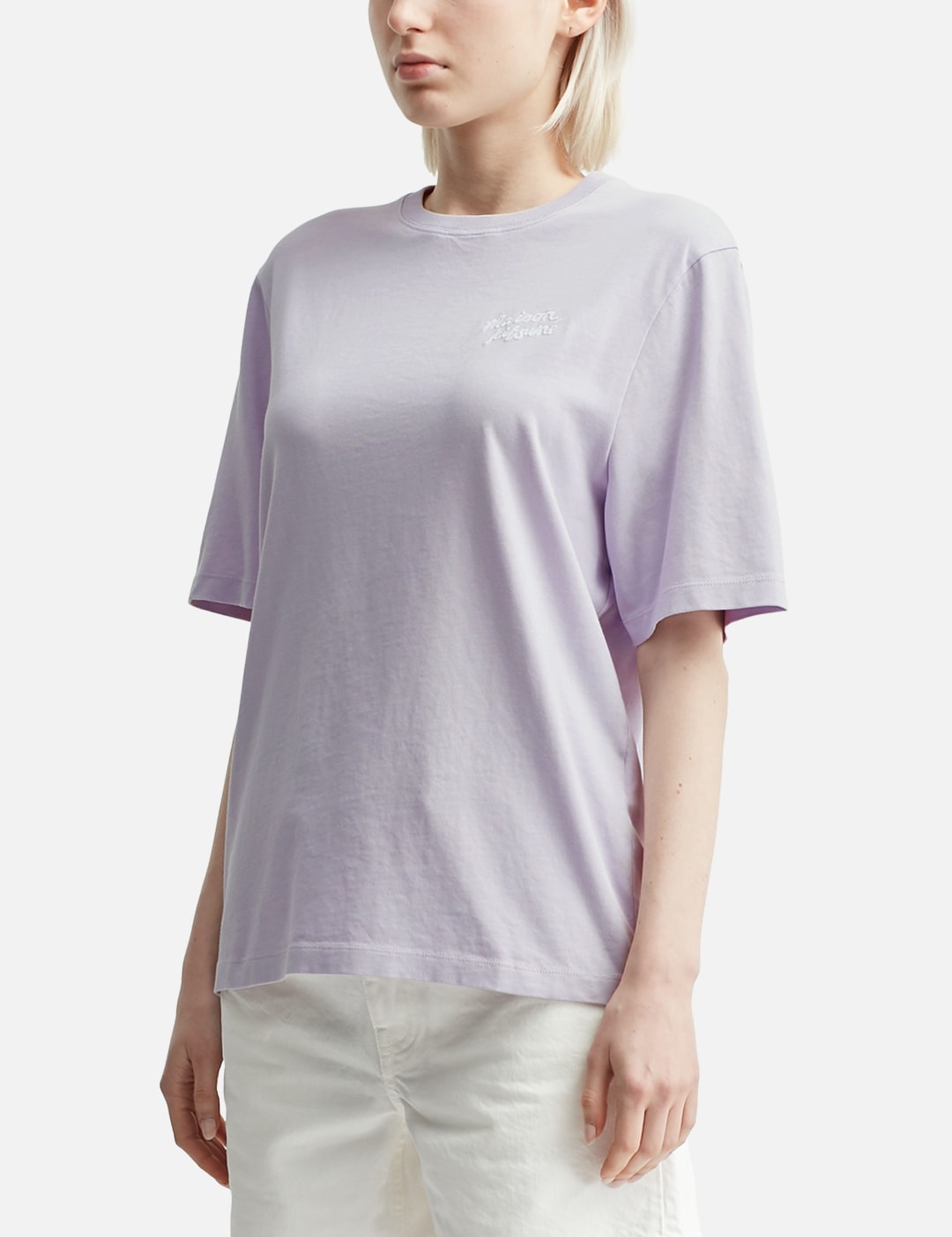 Maison Kitsune メゾン・キツネ 【本物保証】 Tシャツ ストリート系 レディース Maison Kitsune Handwriting Comfort Tee-Shirt