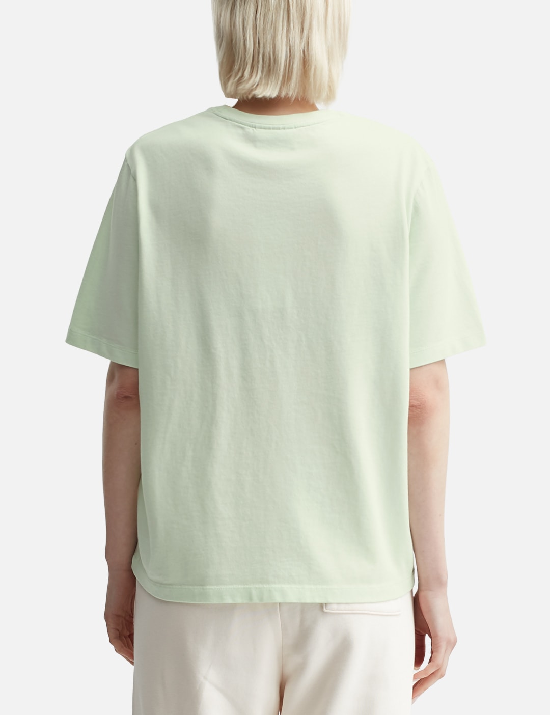 Maison Kitsune メゾン・キツネ 【本物保証】 Tシャツ ストリート系 レディース MAISON KITSUNE HANDWRITING COMFORT TEE SHIRT