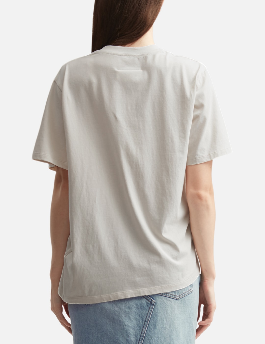 Mm6 Maison Margiela エムエムシックス　メゾン・マルジェラ 【本物保証】 Tシャツ ストリート系 レディース Numeric Logo Draped T-Shirt