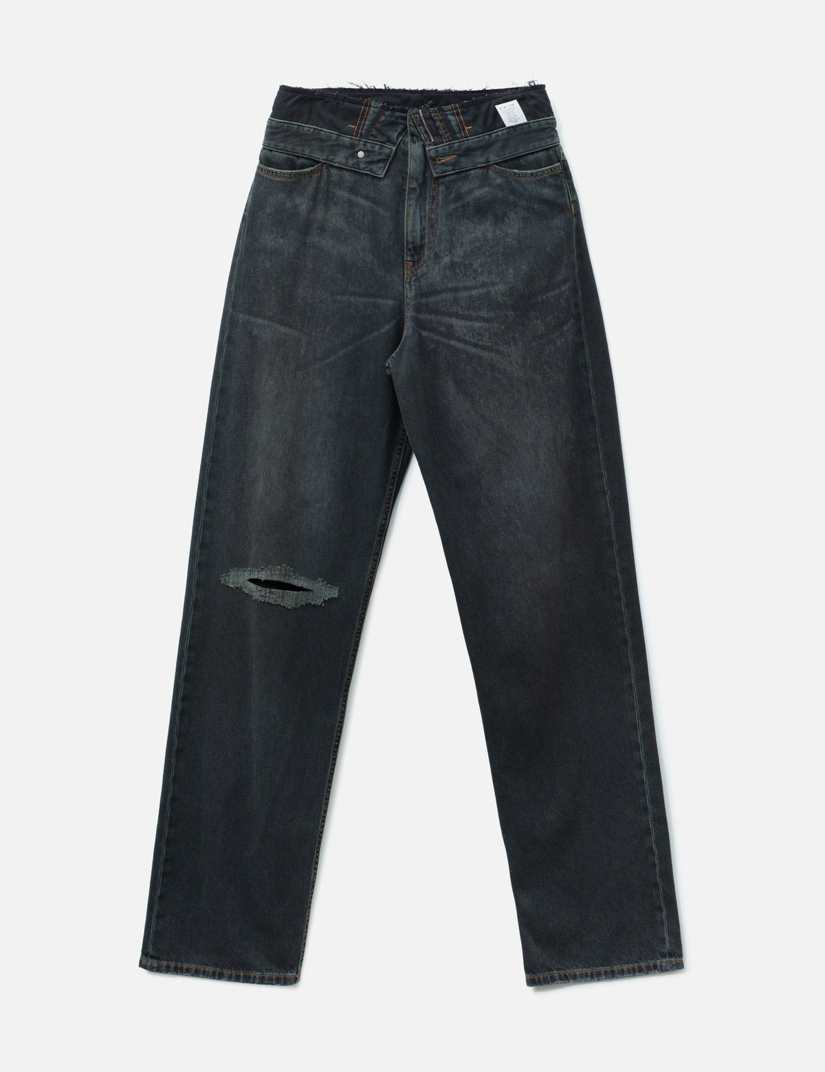 Mm6 Maison Margiela エムエムシックス　メゾン・マルジェラ 【本物保証】 デニムパンツ ストリート系 レディース Straight-Leg Jeans