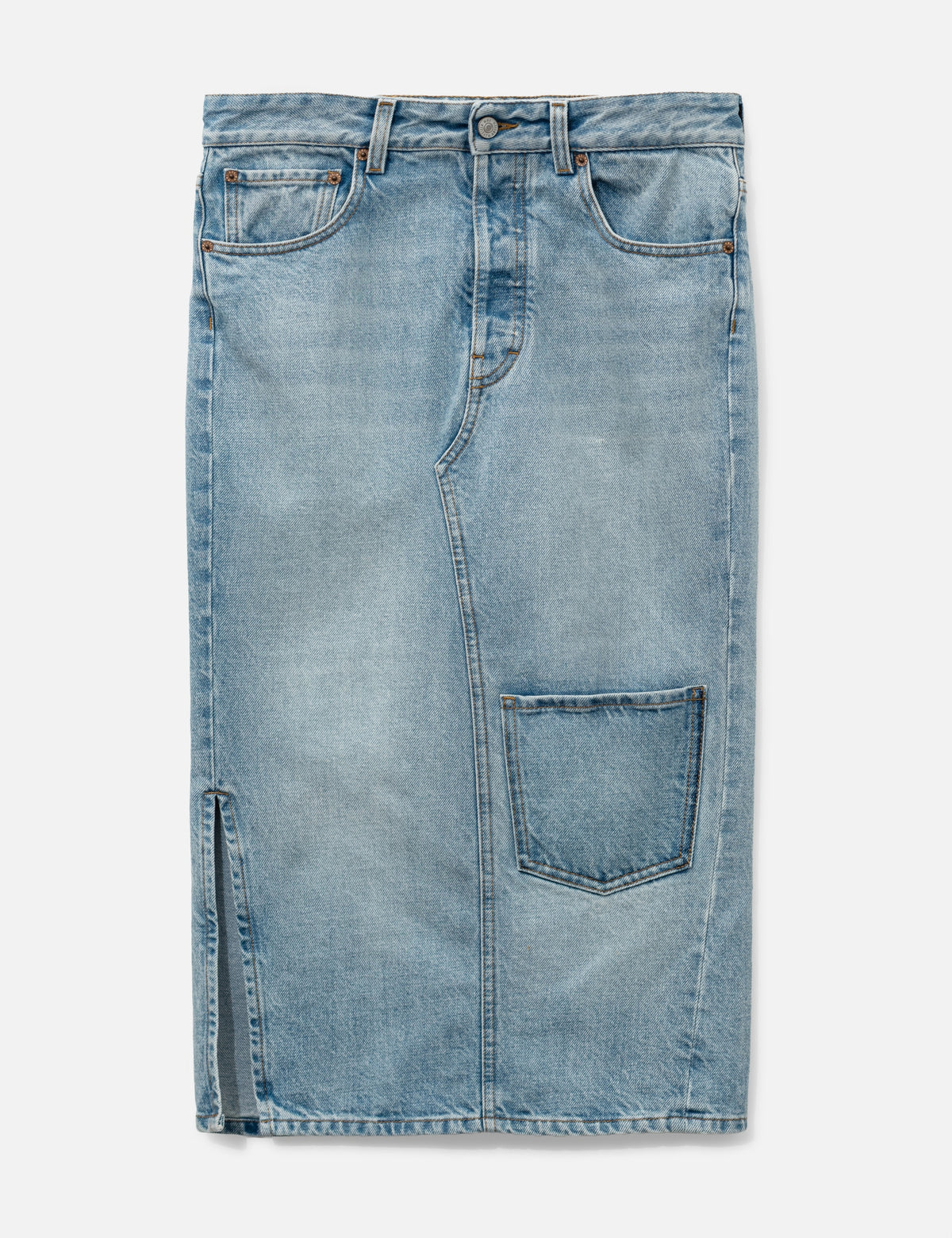 Mm6 Maison Margiela エムエムシックス　メゾン・マルジェラ 【本物保証】 スカート ストリート系 レディース Denim Midi Skirt