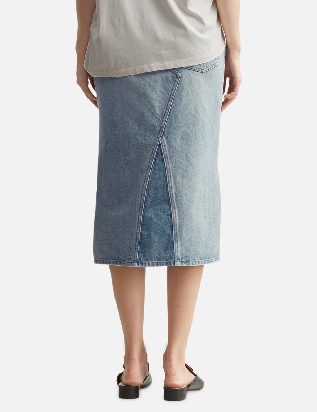 Mm6 Maison Margiela エムエムシックス　メゾン・マルジェラ 【本物保証】 スカート ストリート系 レディース Denim Midi Skirt