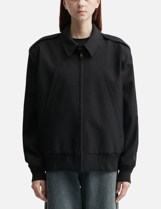 Mm6 Maison Margiela エムエムシックス　メゾン・マルジェラ 【本物保証】 ジャケット ストリート系 レディース Wool Bomber Jacket