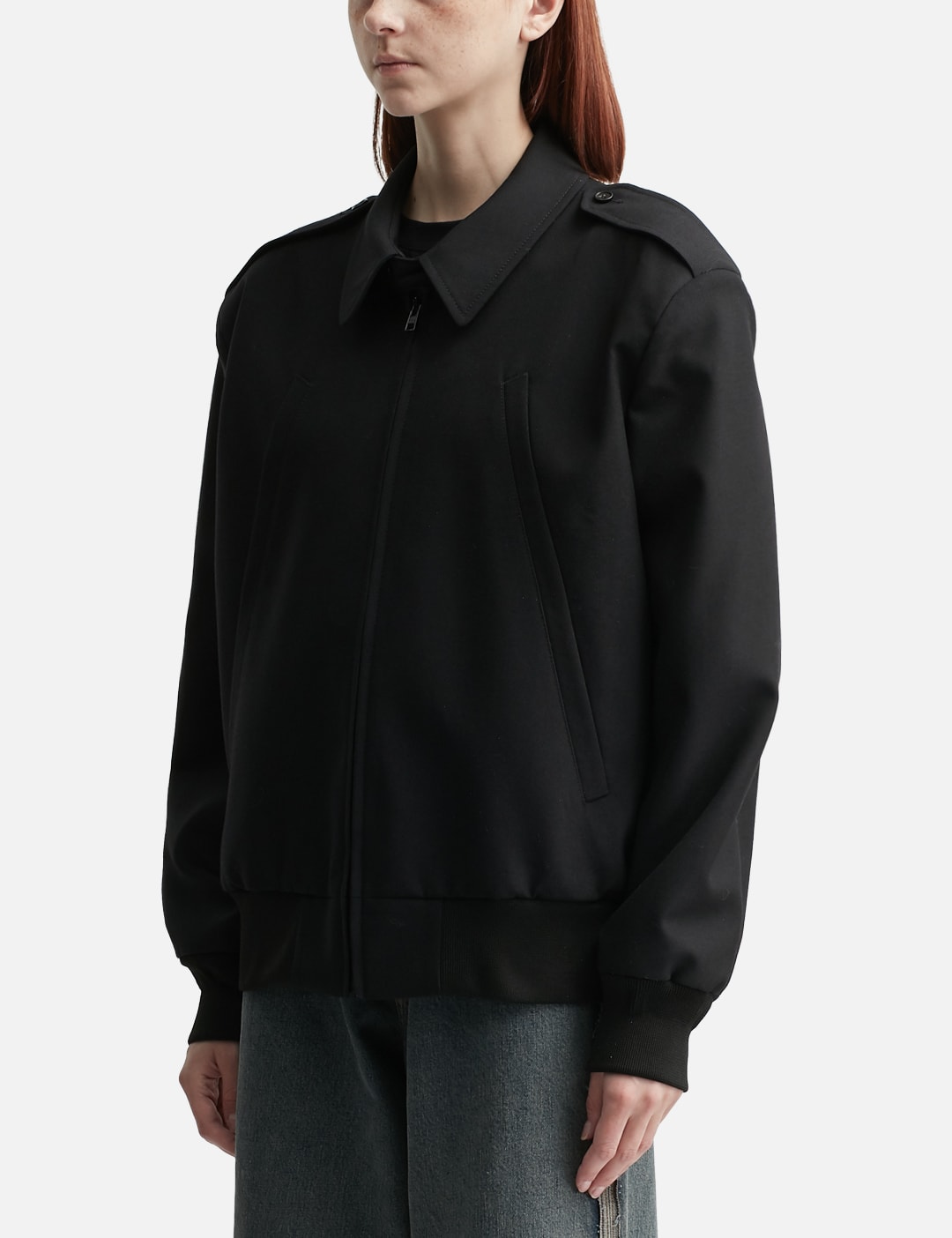 Mm6 Maison Margiela エムエムシックス　メゾン・マルジェラ 【本物保証】 ジャケット ストリート系 レディース Wool Bomber Jacket