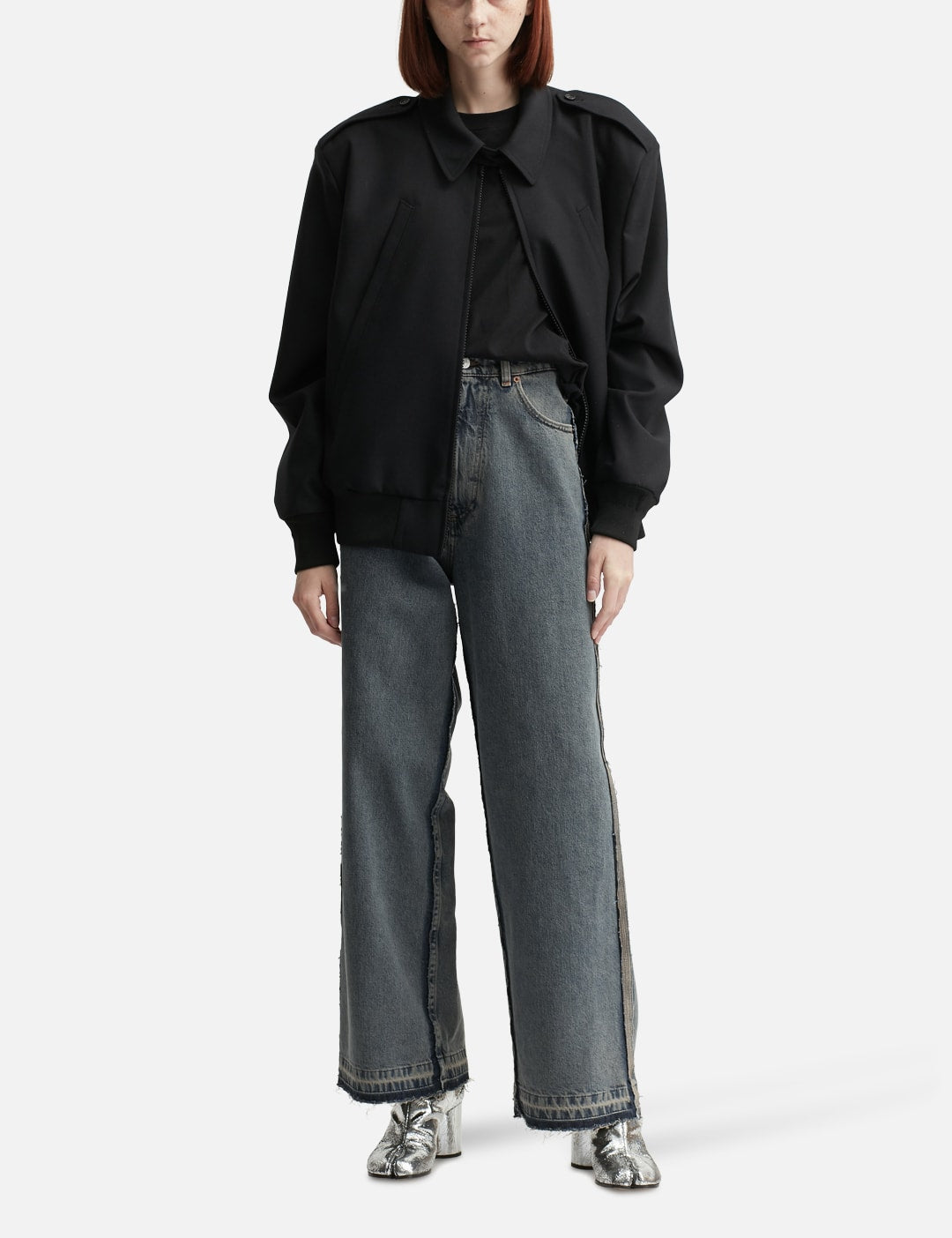 Mm6 Maison Margiela エムエムシックス　メゾン・マルジェラ 【本物保証】 ジャケット ストリート系 レディース Wool Bomber Jacket