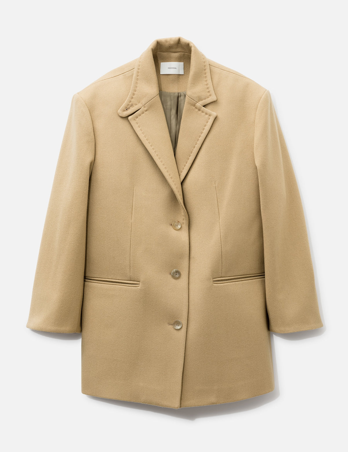 Moondal ムーンダ 【本物保証】 ジャケット ストリート系 レディース Hannah Wool Jacket In Beige