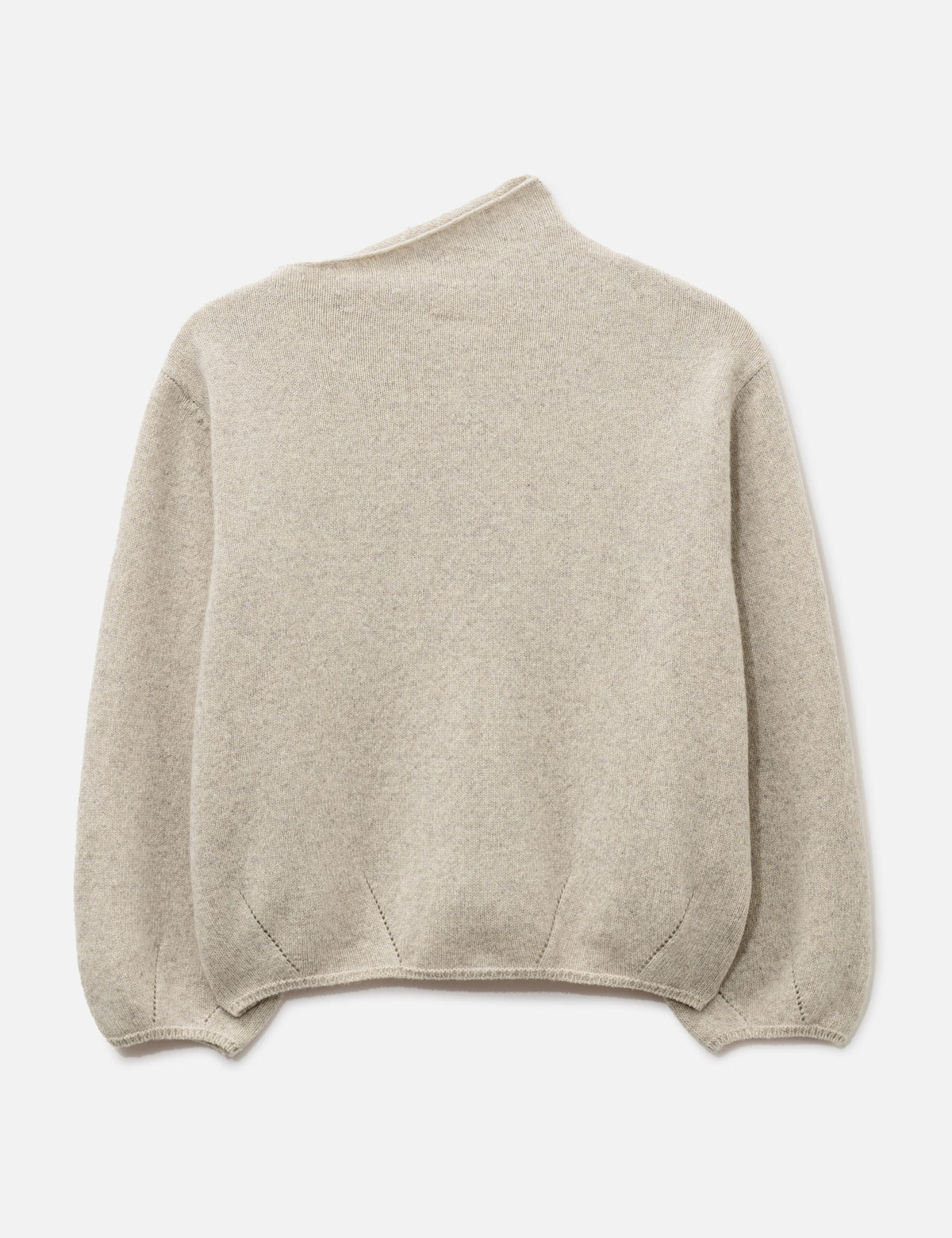 Moondal ムーンダ 【本物保証】 ニット ストリート系 レディース Oblique Neck Knit In Beige