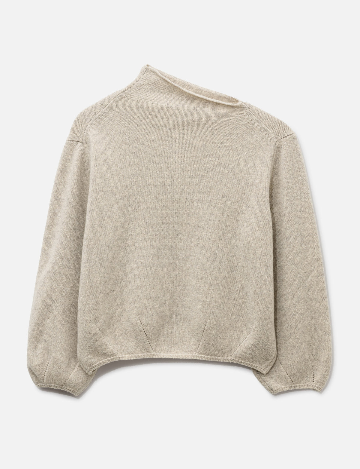 Moondal ムーンダ 【本物保証】 ニット ストリート系 レディース Oblique Neck Knit In Beige