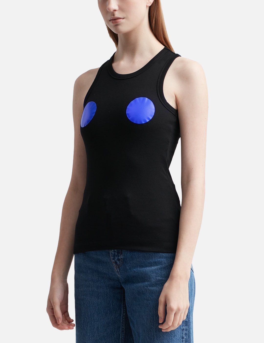 Mowalola モワロラ 【本物保証】 Tシャツ ストリート系 レディース サークル タンク トップ