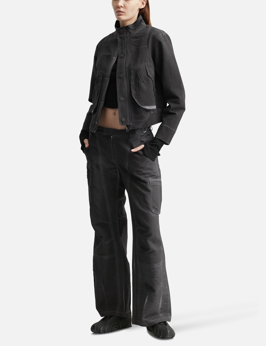 Mystephenm マイステフェンエム 【本物保証】 パンツ ストリート系 レディース VOL. 3.0 Dyed Low Rise Pants
