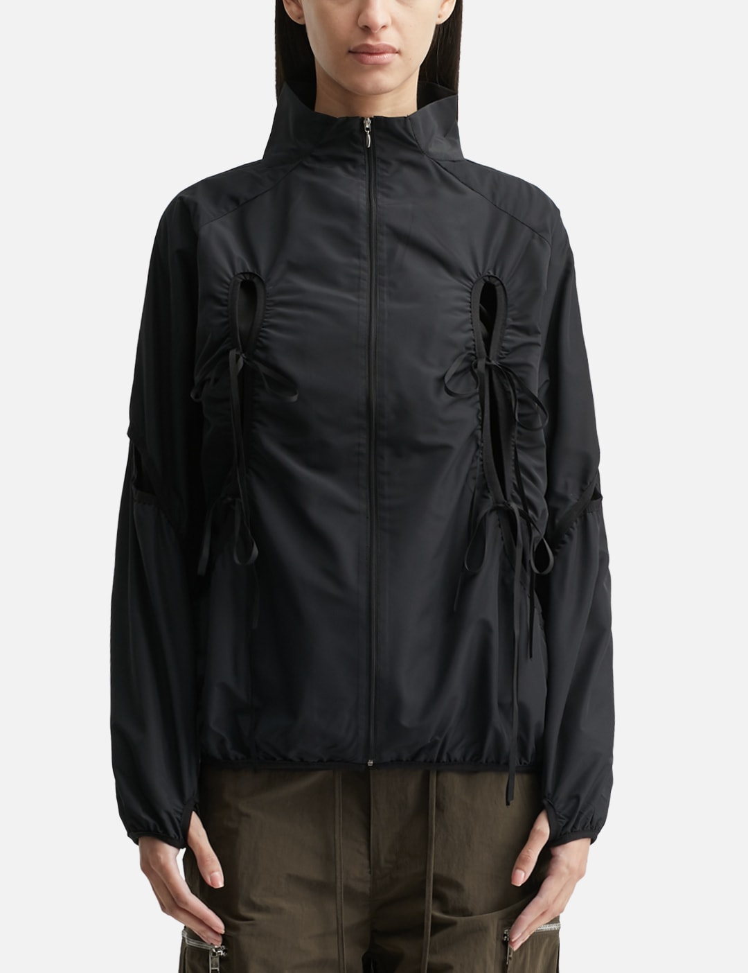 Nache ナチェ 【本物保証】 ジャケット・アウター ストリート系 レディース Cut-Out Wind Breaker