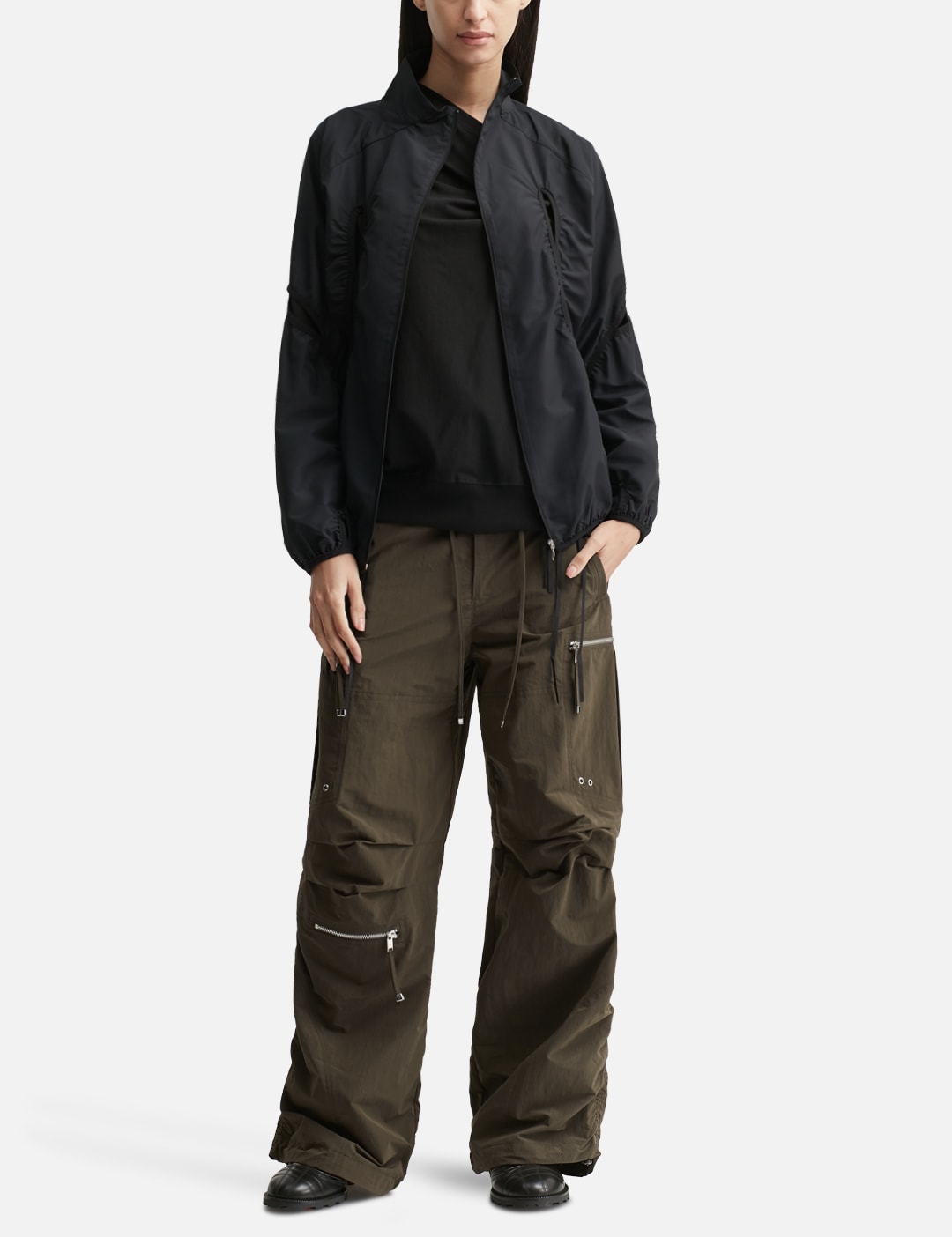 Nache ナチェ 【本物保証】 ジャケット・アウター ストリート系 レディース Cut-Out Wind Breaker