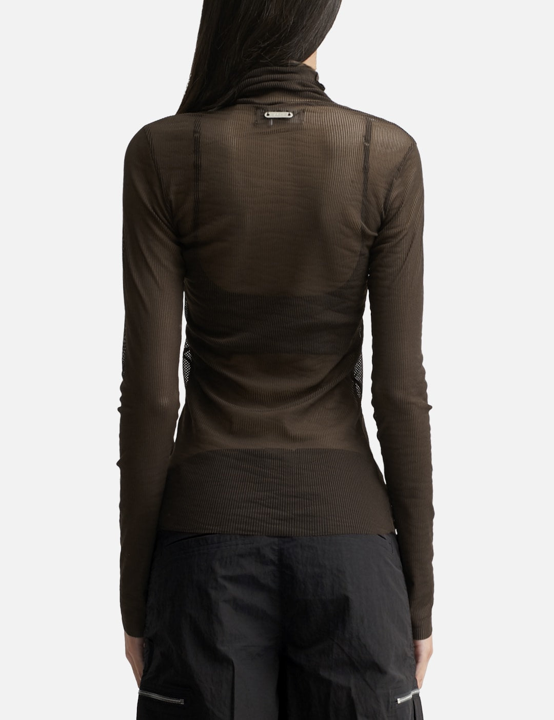 Nache ナチェ 【本物保証】 Tシャツ ストリート系 レディース Pulled Neck Long Sleeve