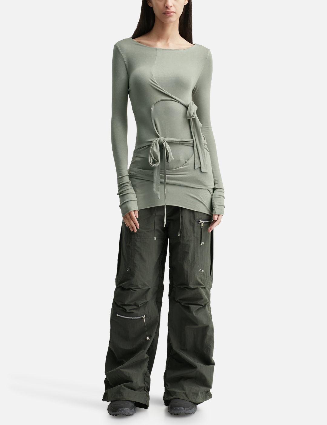 Nache ナチェ 【本物保証】 スウェットパンツ ストリート系 レディース Puckering Jogger Pants