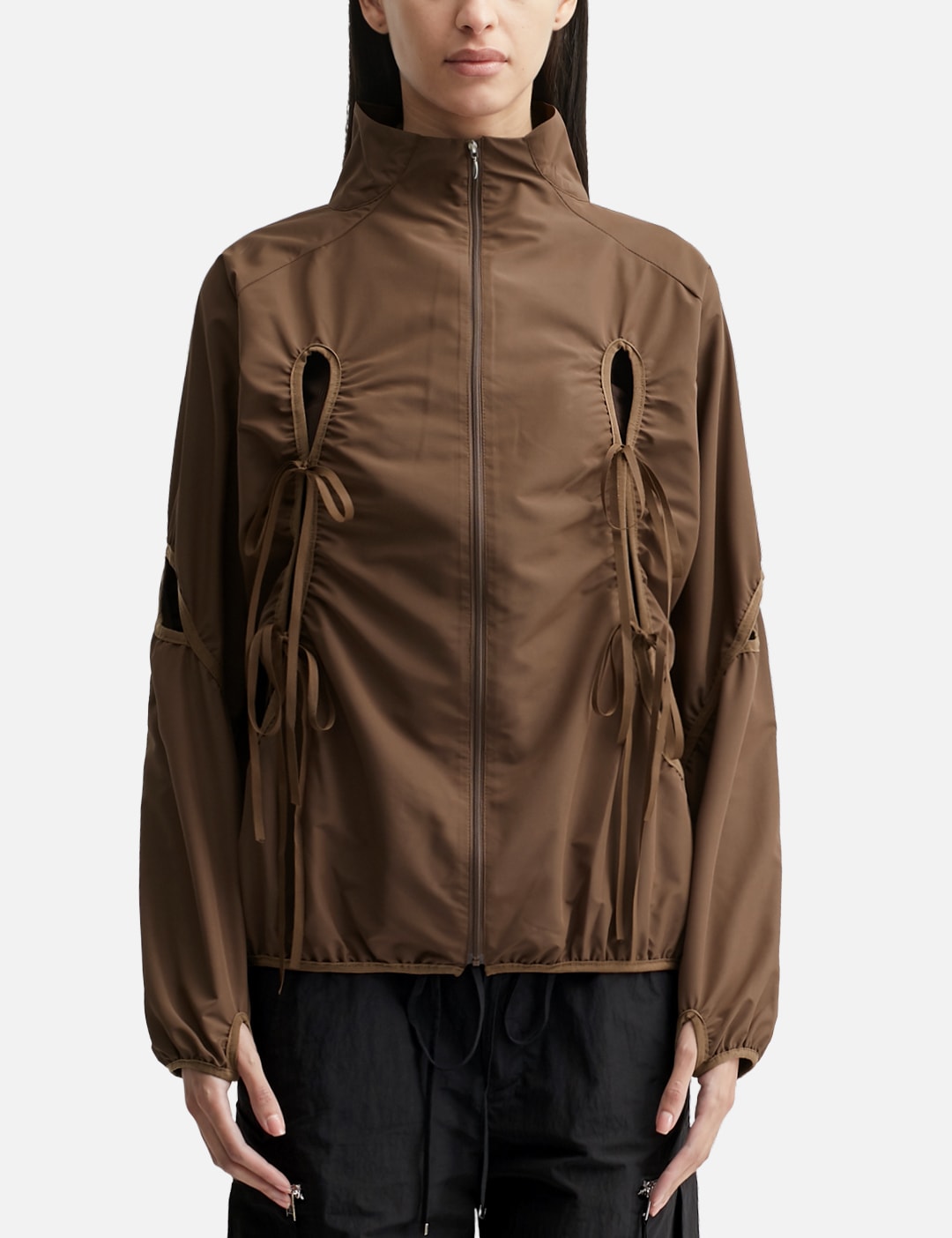Nache ナチェ 【本物保証】 ジャケット・アウター ストリート系 レディース Exclusive Cut-Out Wind Breaker
