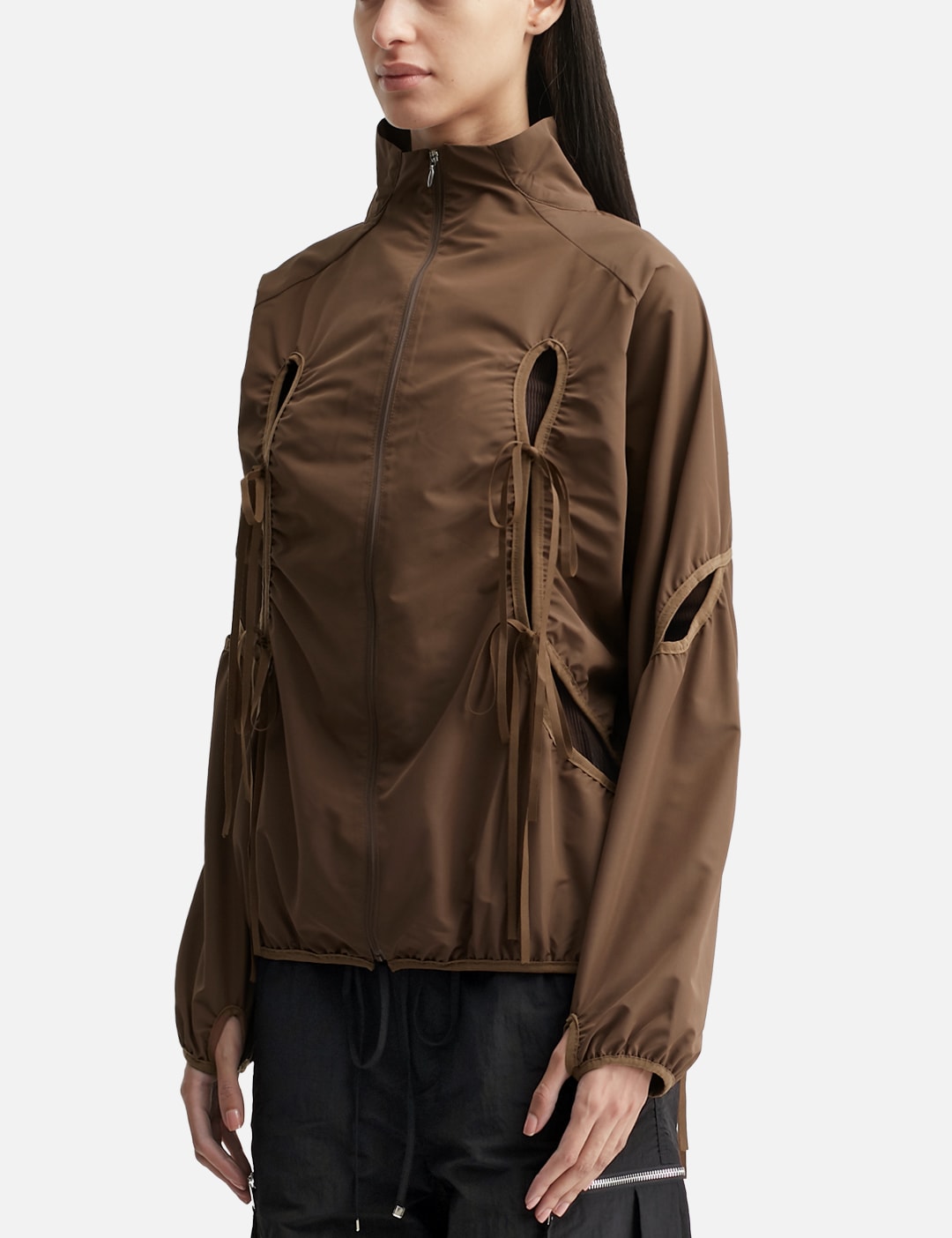 Nache ナチェ 【本物保証】 ジャケット・アウター ストリート系 レディース Exclusive Cut-Out Wind Breaker