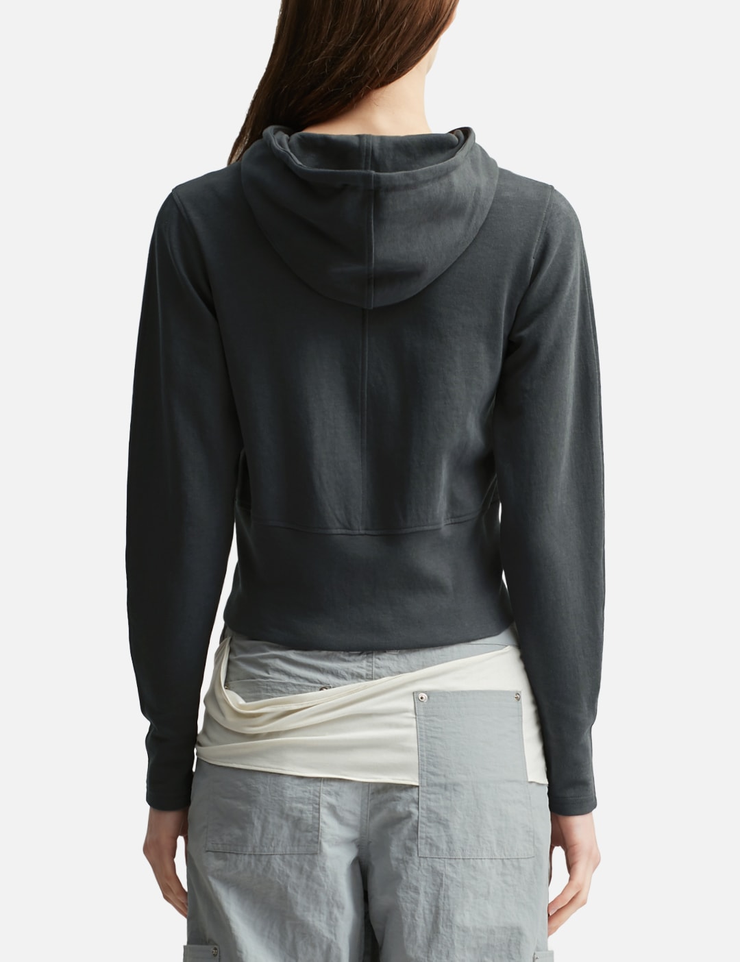 Nache ナチェ 【本物保証】 パーカー ストリート系 レディース Semi Balloon Hoodie Zip-Up