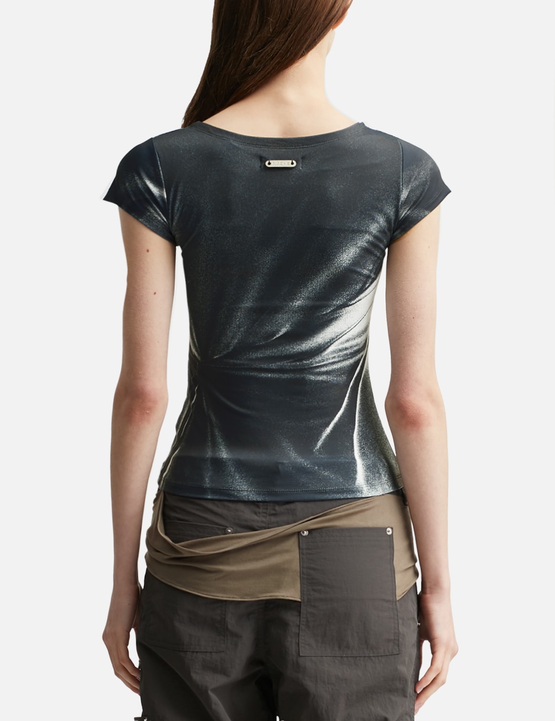 Nache ナチェ 【本物保証】 Tシャツ ストリート系 レディース Pearl Necklace Printed T-Shirt