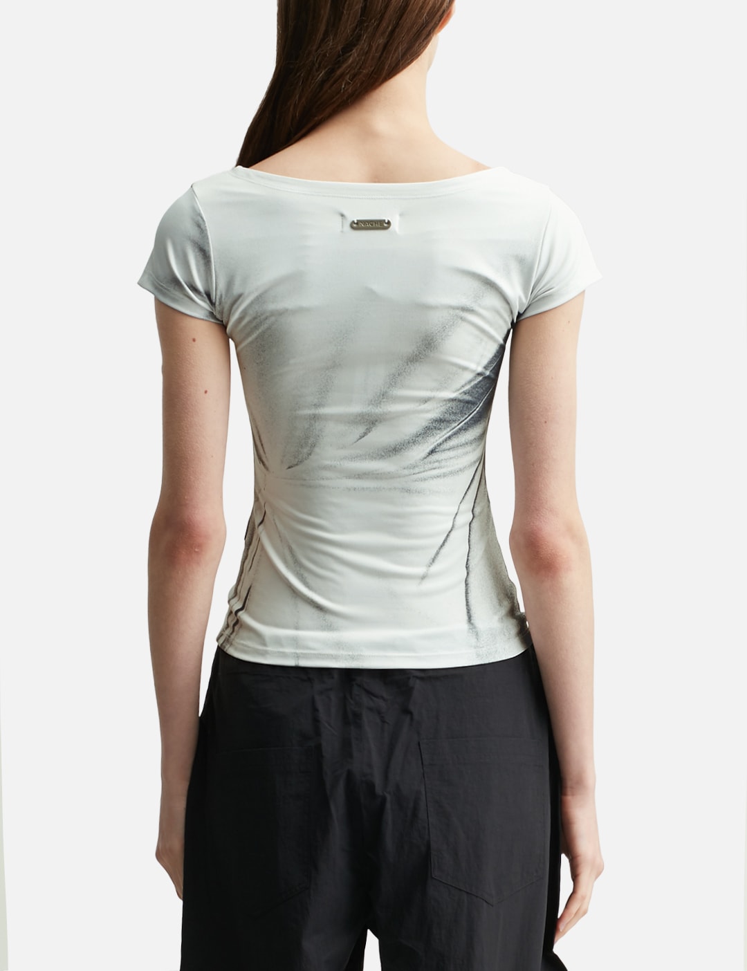 Nache ナチェ 【本物保証】 Tシャツ ストリート系 レディース Pearl Necklace Printed T-Shirt